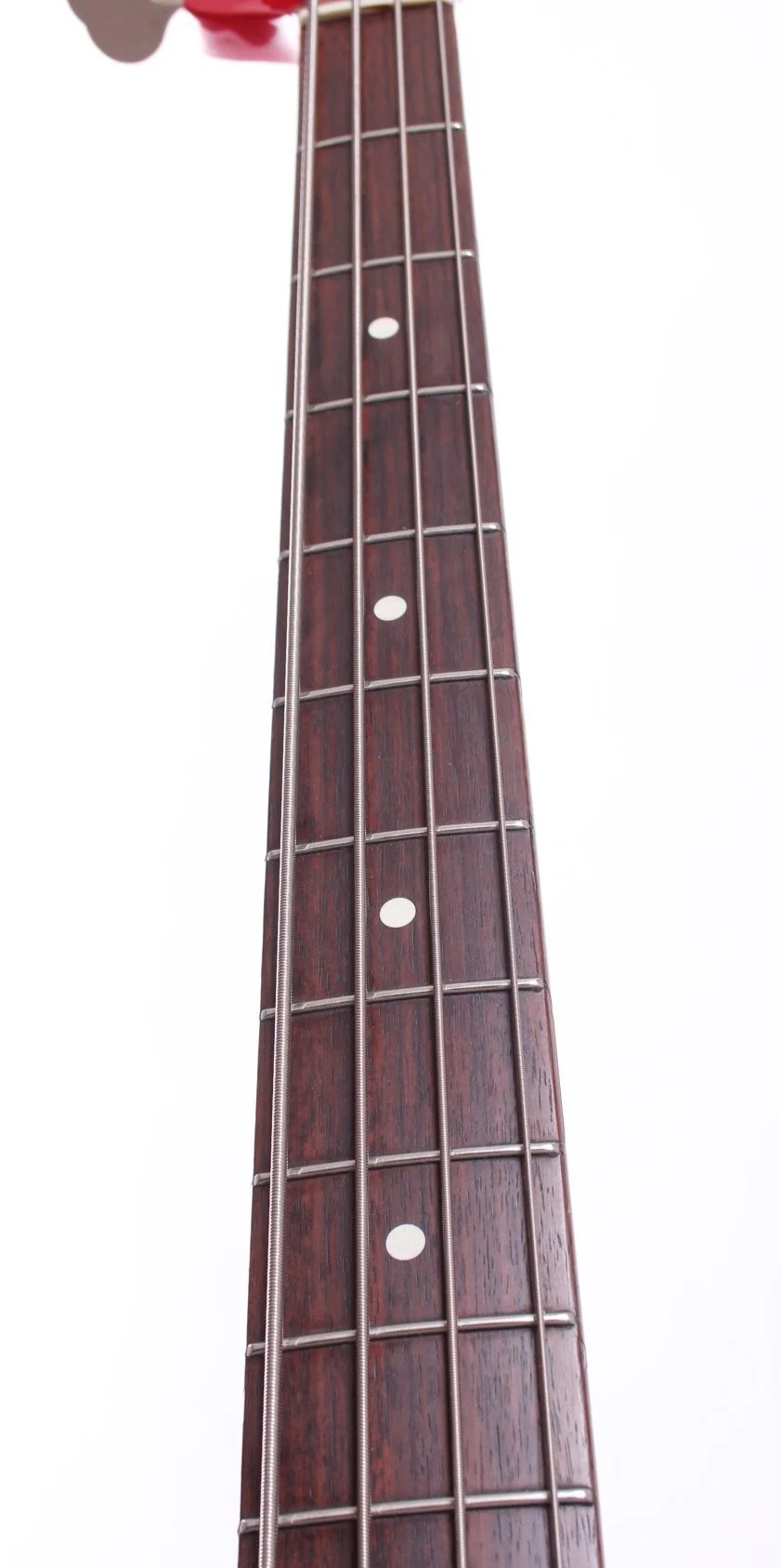 1984 Squier JV Contemporary Series PJ Bass torino red - Image 4