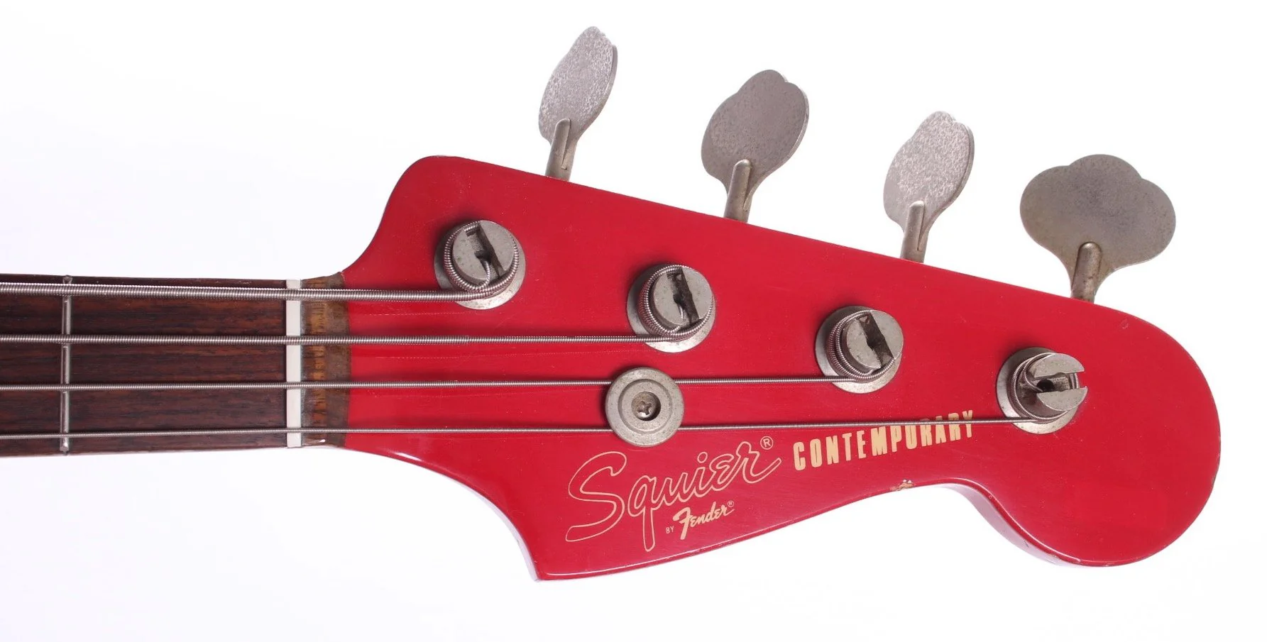 1984 Squier JV Contemporary Series PJ Bass torino red - Image 5