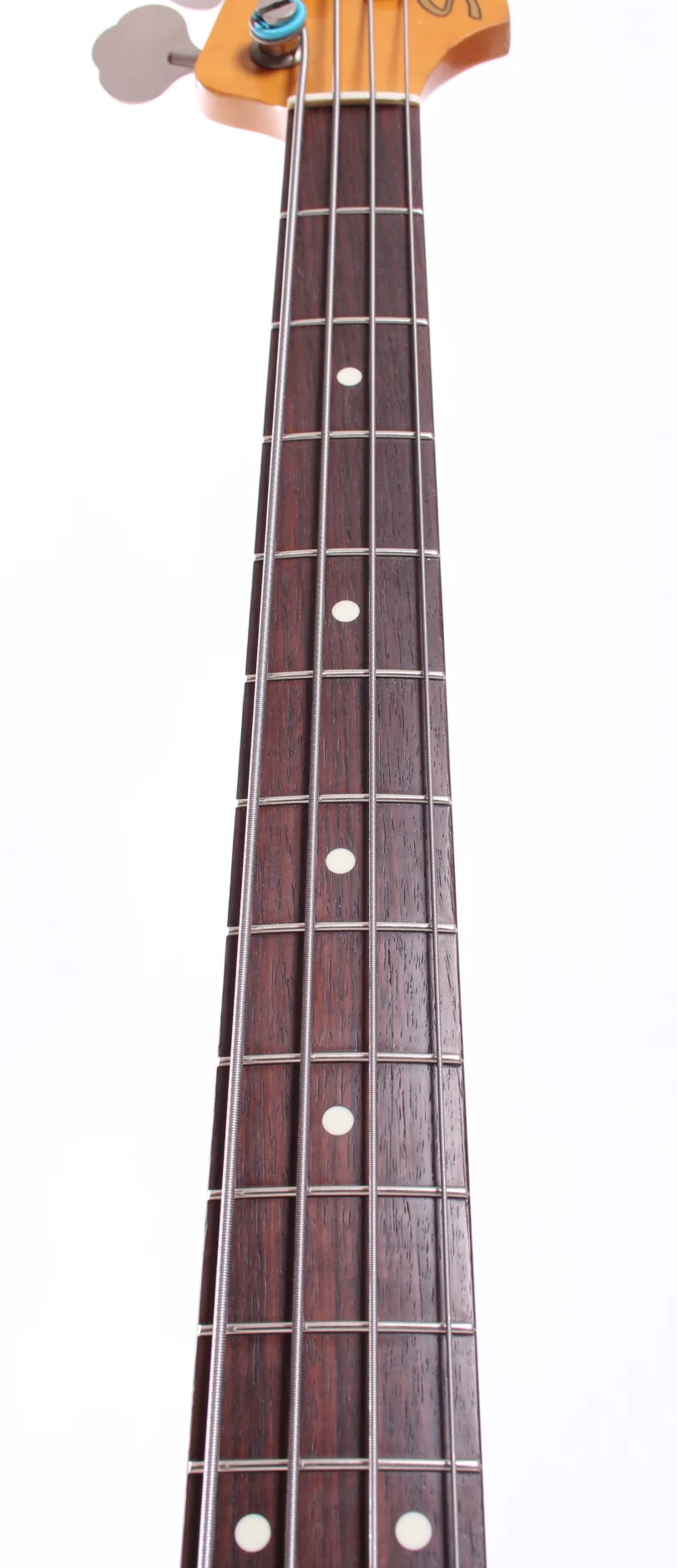 1984 Squier Precision Bass 62 Reissue 32" Scale candy apple red - Image 4