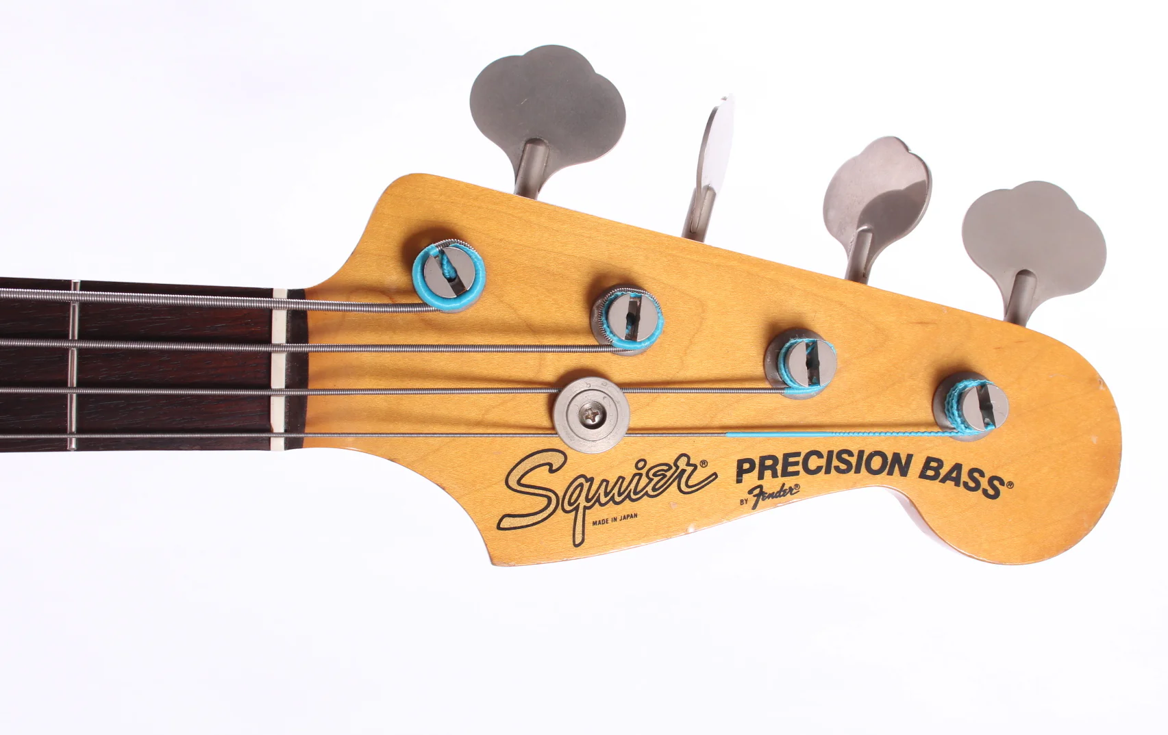 1984 Squier Precision Bass 62 Reissue 32" Scale candy apple red - Image 5