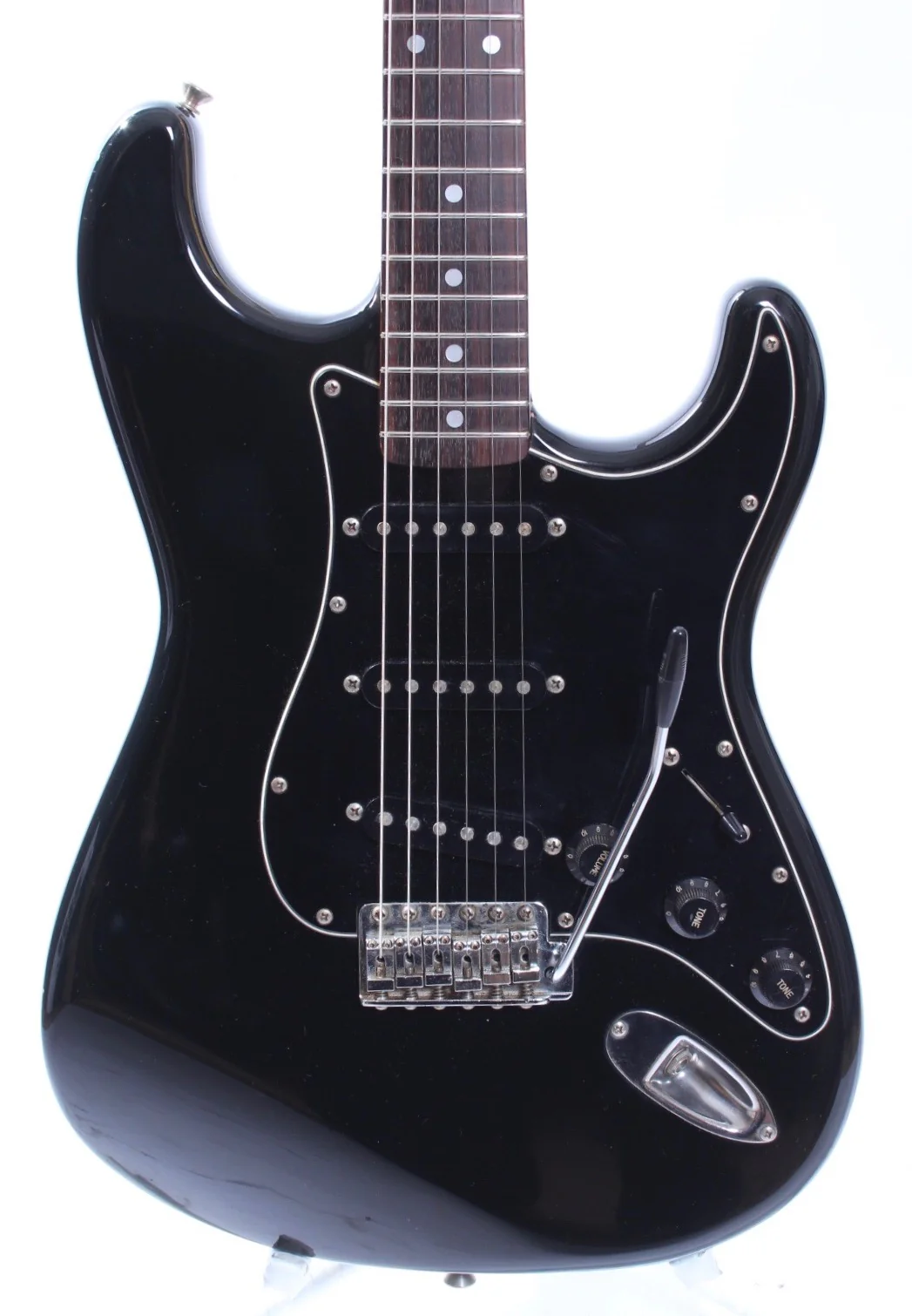 1984 Squier Stratocaster 72 Reissue black - Image 2
