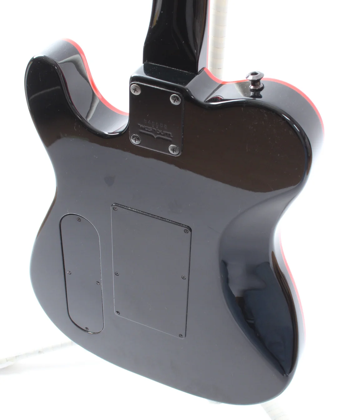 1984 Washburn Tour 24 Vibrato BBR EMG pickups red hot black - Image 8