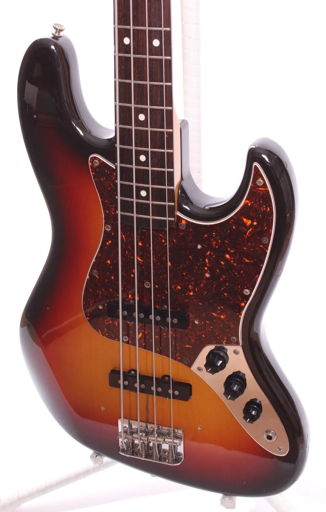 1985 Fender Japan Jazz Bass 62 Reissue sunburst - Image 3