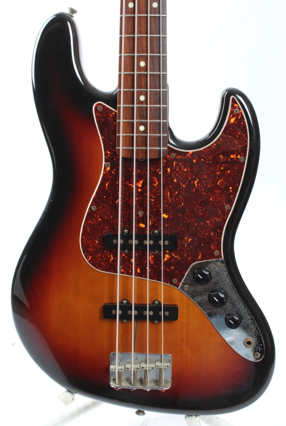 1985 Fender Jazz Bass 62 Reissue sunburst - Image 2
