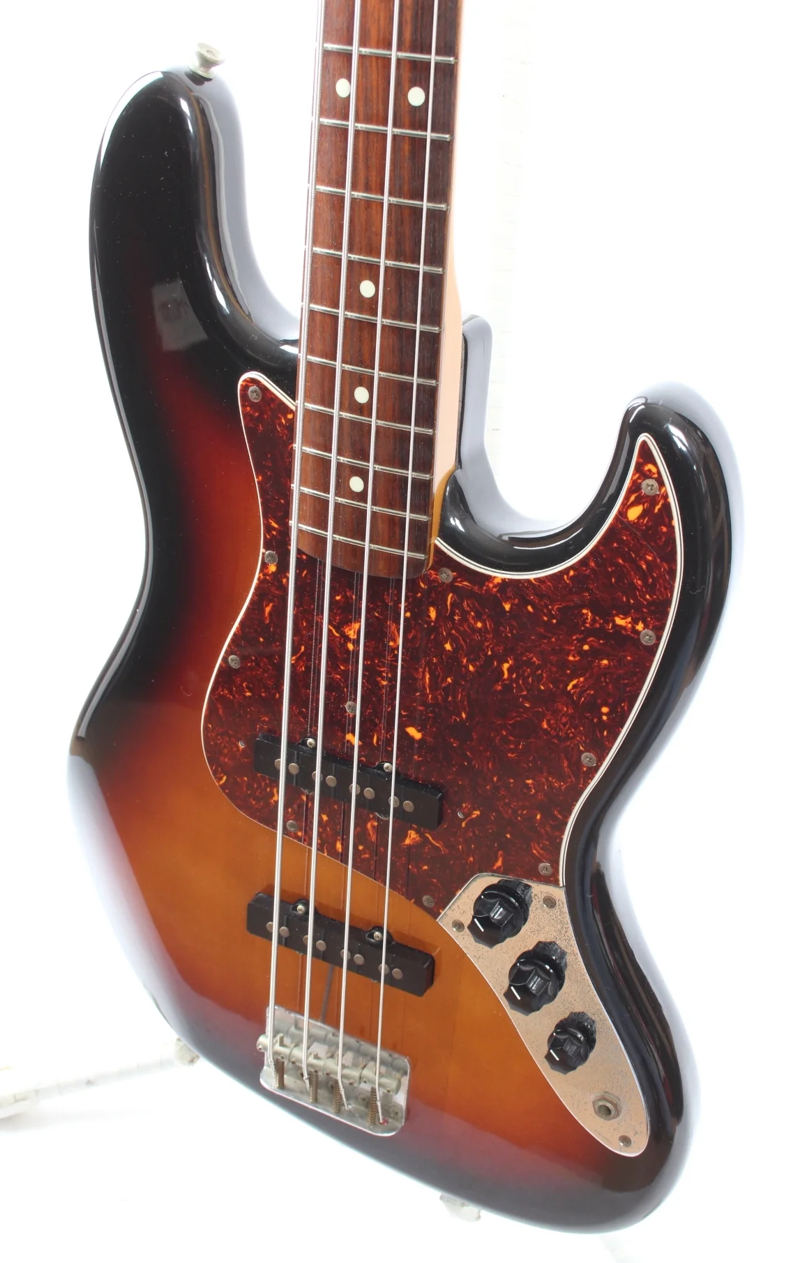 1985 Fender Jazz Bass 62 Reissue sunburst - Image 3