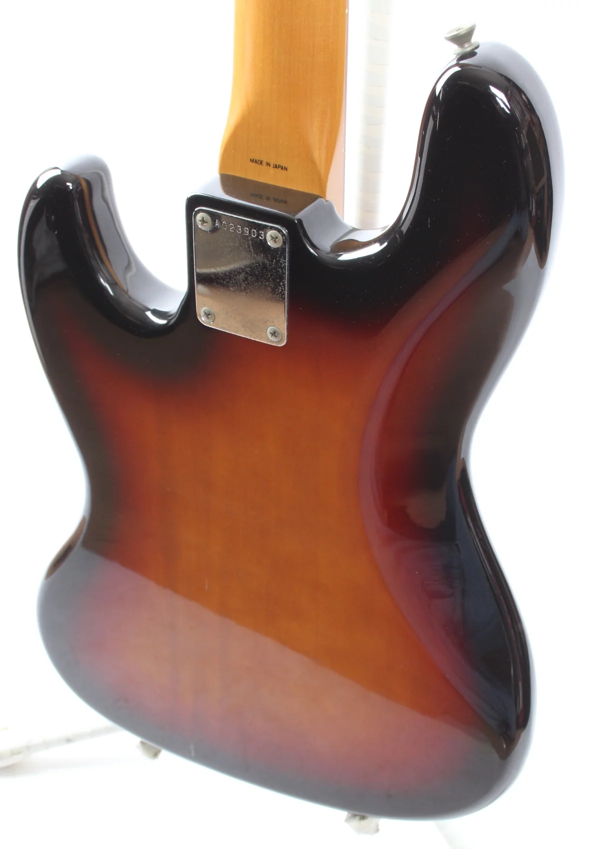 1985 Fender Jazz Bass 62 Reissue sunburst - Image 8