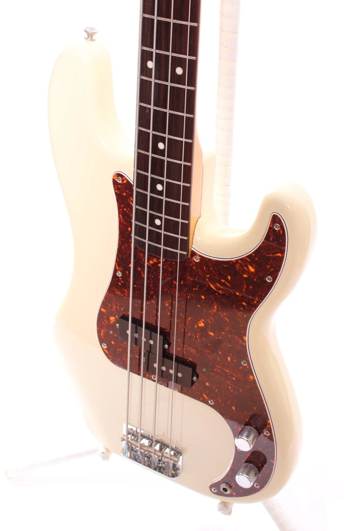1985 Fender Precision Bass 62 Reissue vintage white - Image 3