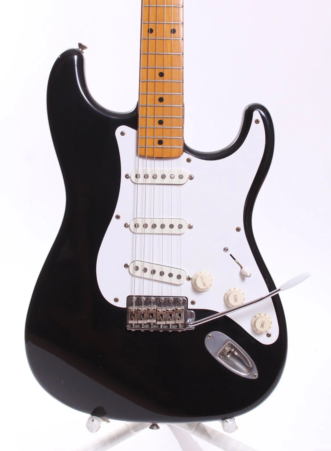 1985 Fender Stratocaster 57 Reissue black - Image 2