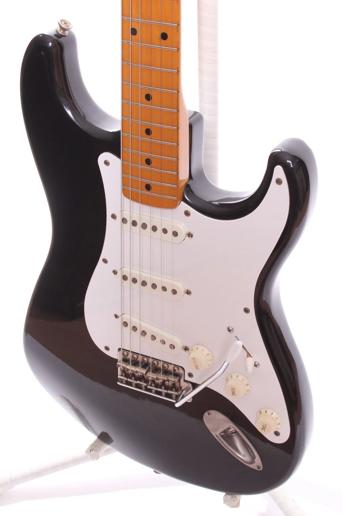 1985 Fender Stratocaster 57 Reissue black - Image 3