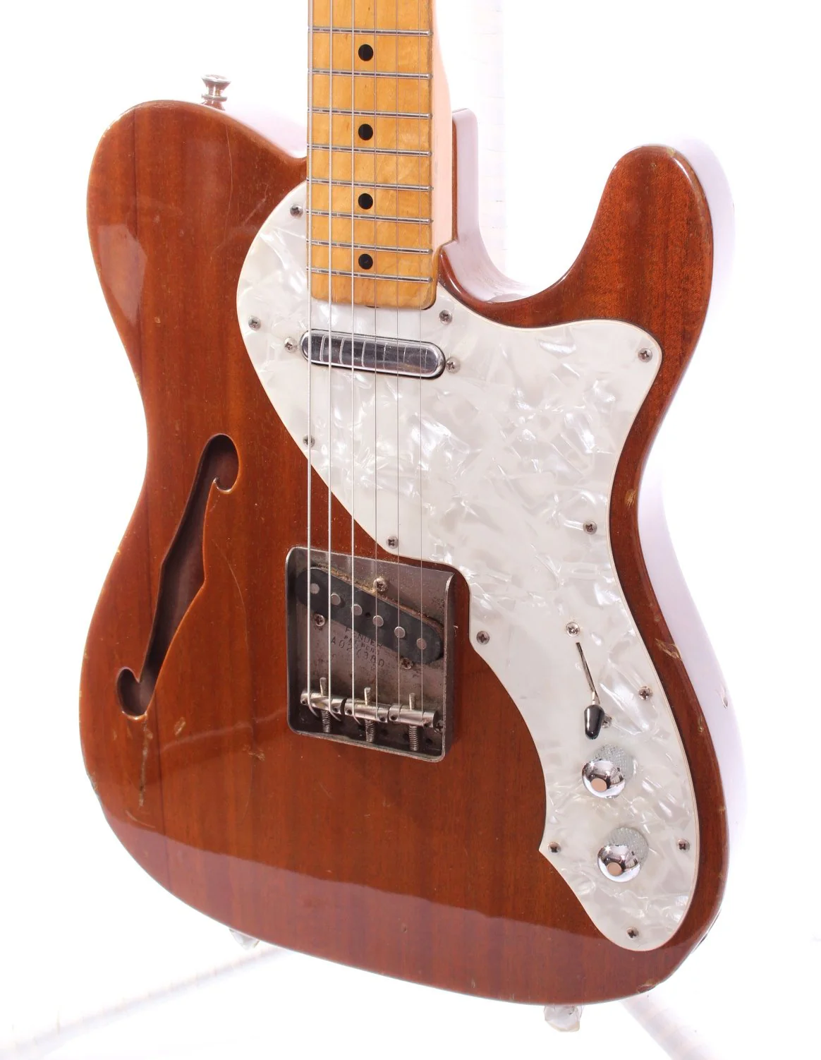 1985 Fender Telecaster Thinline '69 Reissue mahagony - Image 5
