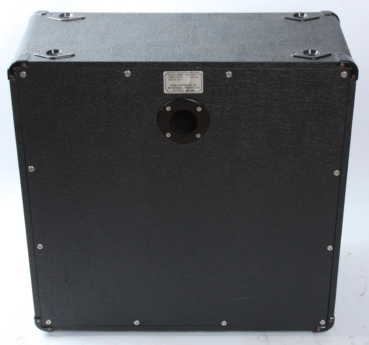 1985 Marshall 1965A 4x10" cabinet - Image 4
