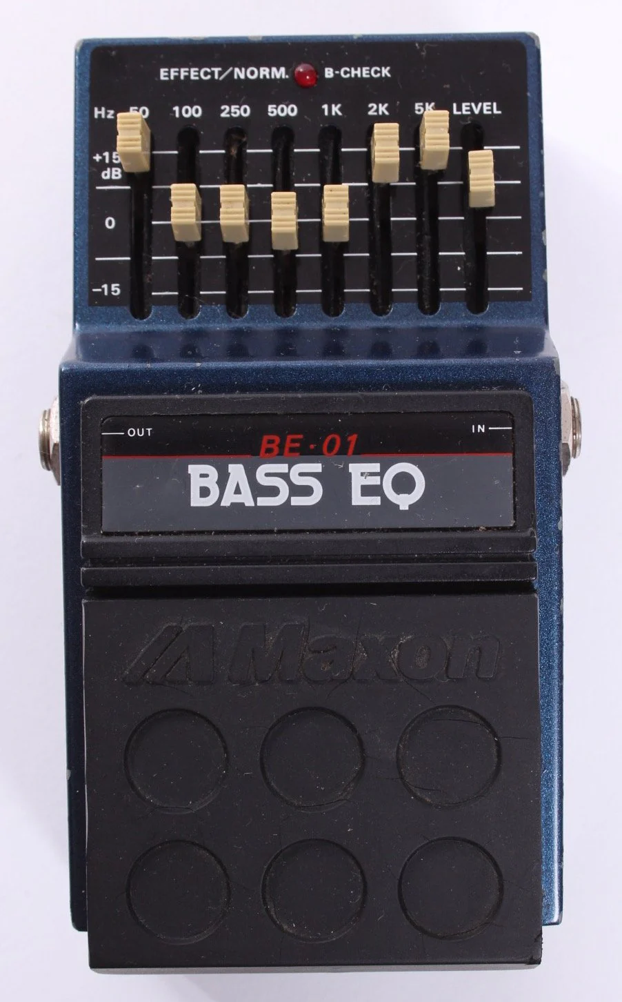 1985 Maxon Bass EQ BE-01 Equalizer - Image 3