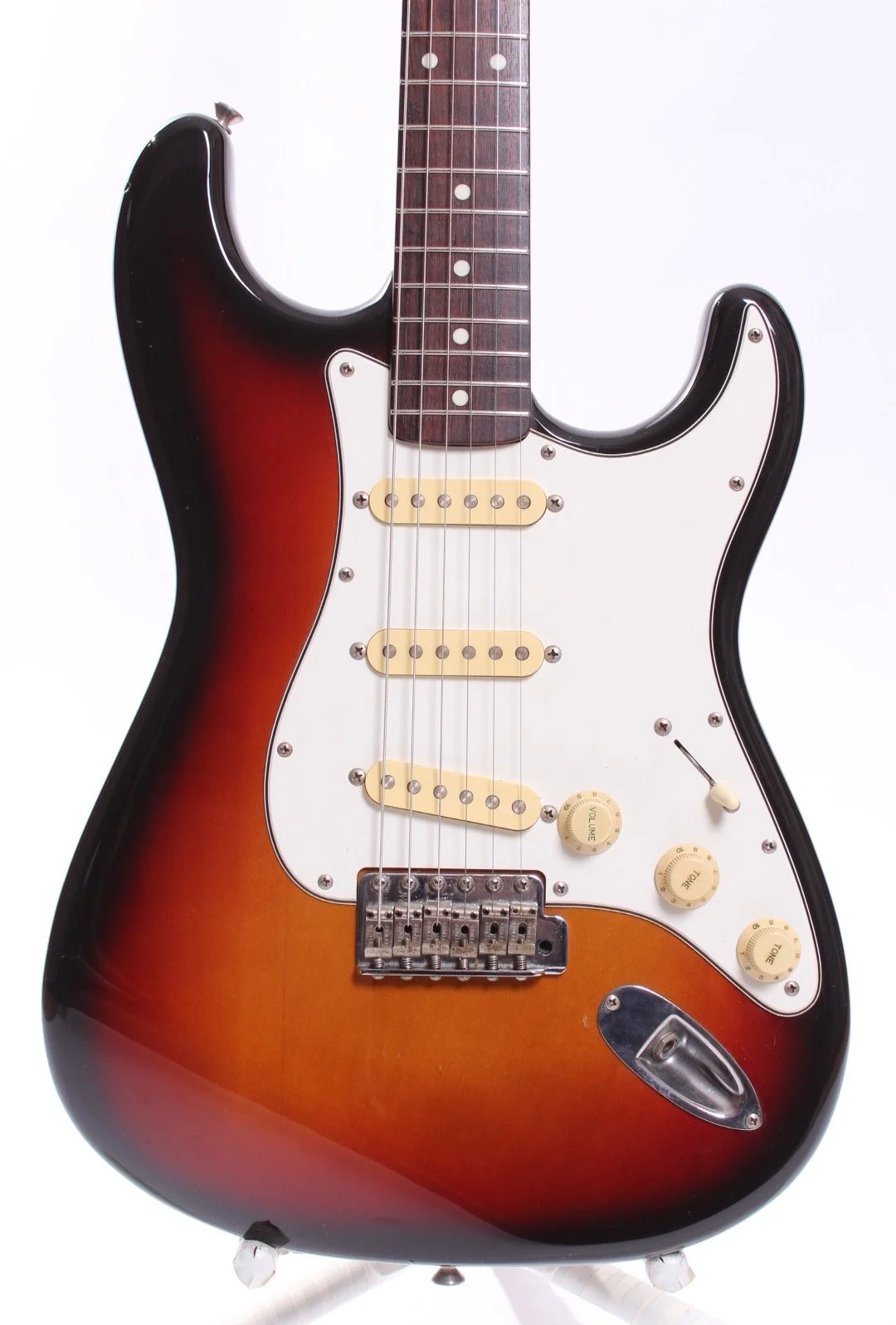 1985 Squier by Fender Japan Stratocaster '62 Reissue sunburst - Image 2