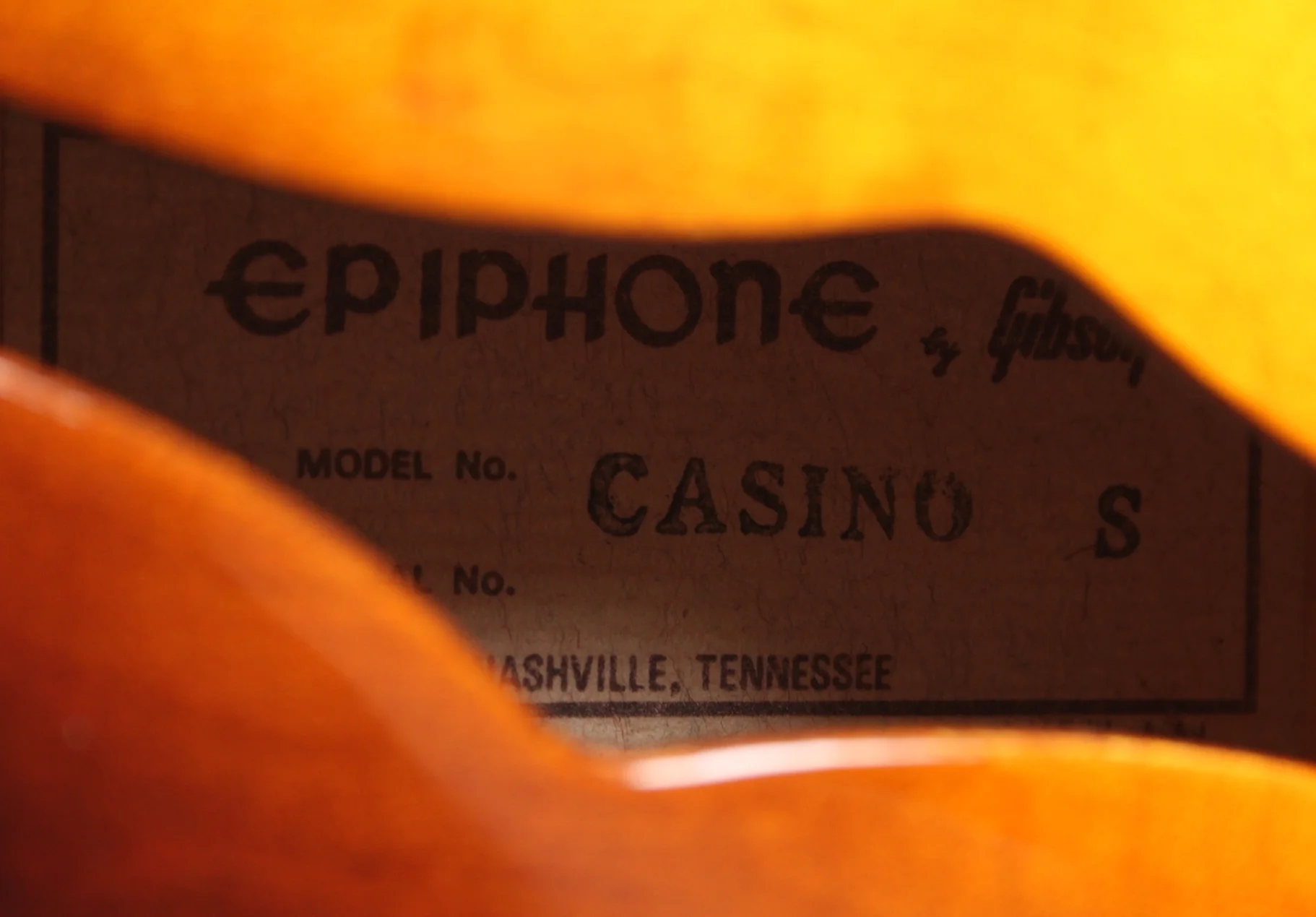 1986 Epiphone Casino sunburst - Image 11