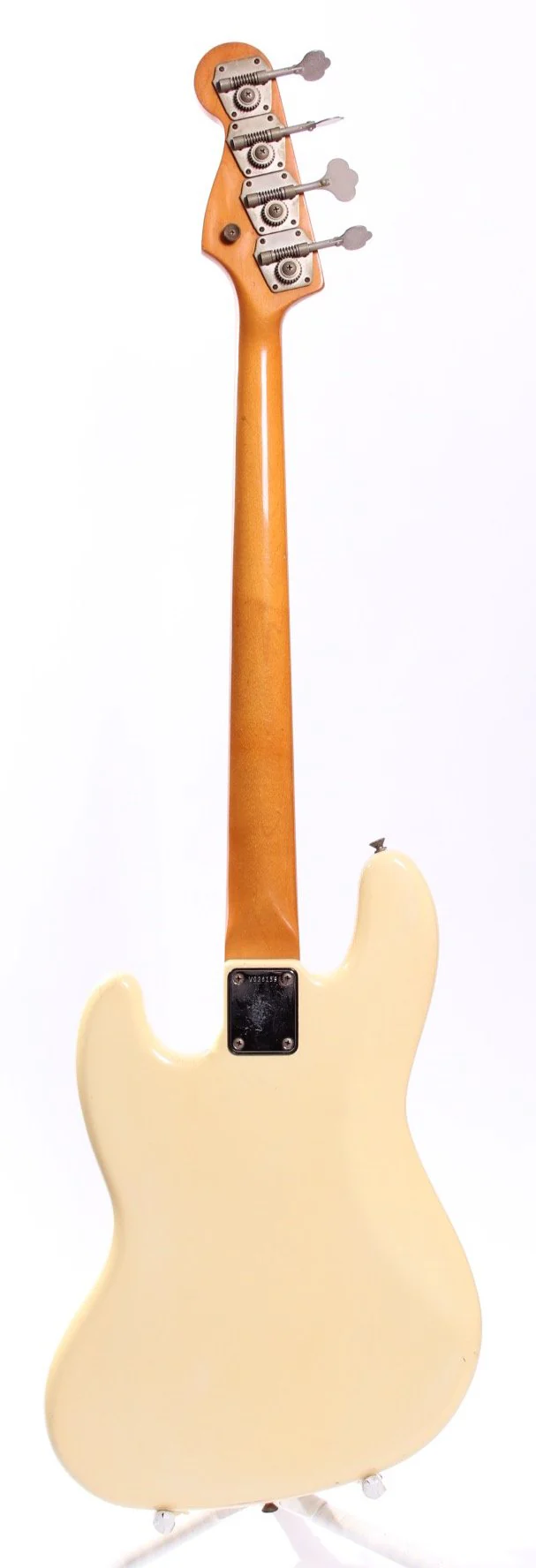 1986 Fender American Vintage 62 Reissue Jazz Bass olympic white - Image 6