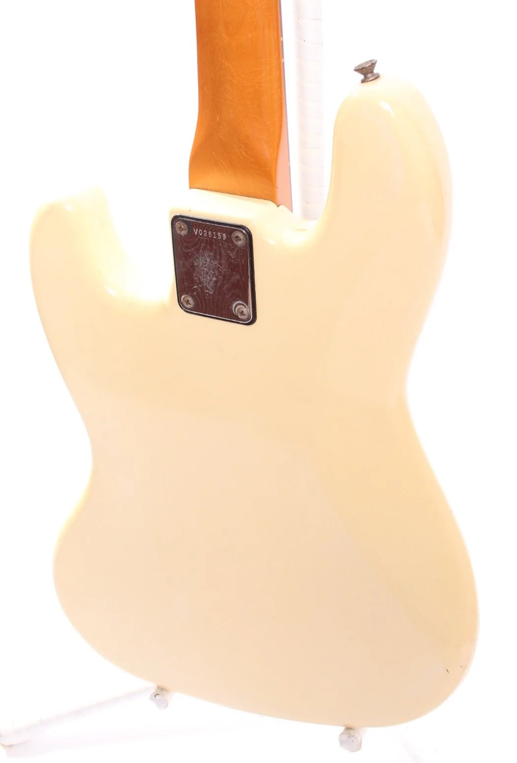 1986 Fender American Vintage 62 Reissue Jazz Bass olympic white - Image 8