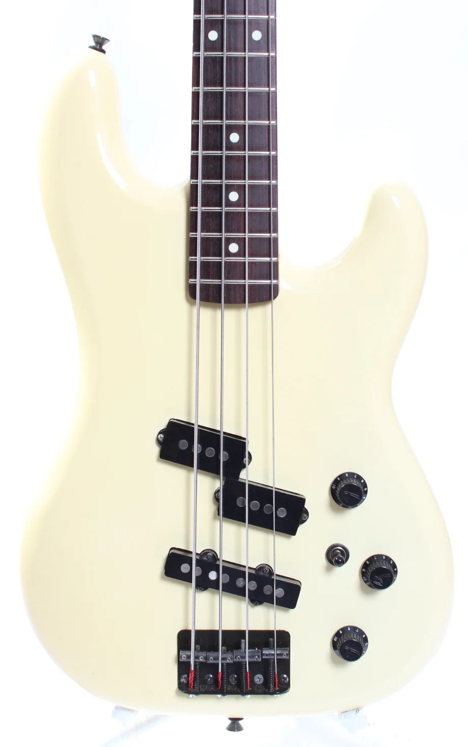 1986 Fender Jazz Bass Special PJ-535 32" Medium Scale vintage white - Image 2