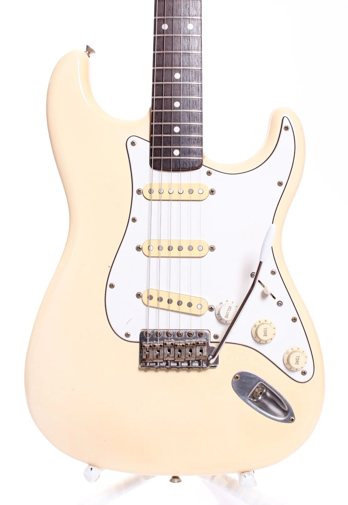 1986 Fender Stratocaster 62 Reissue olympic white - Image 2