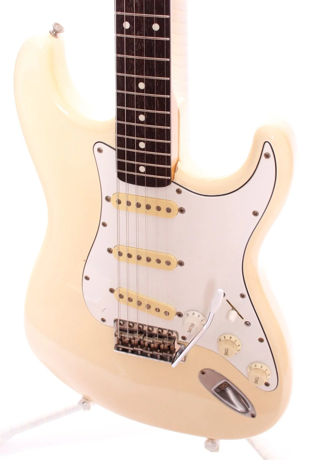 1986 Fender Stratocaster 62 Reissue olympic white - Image 3