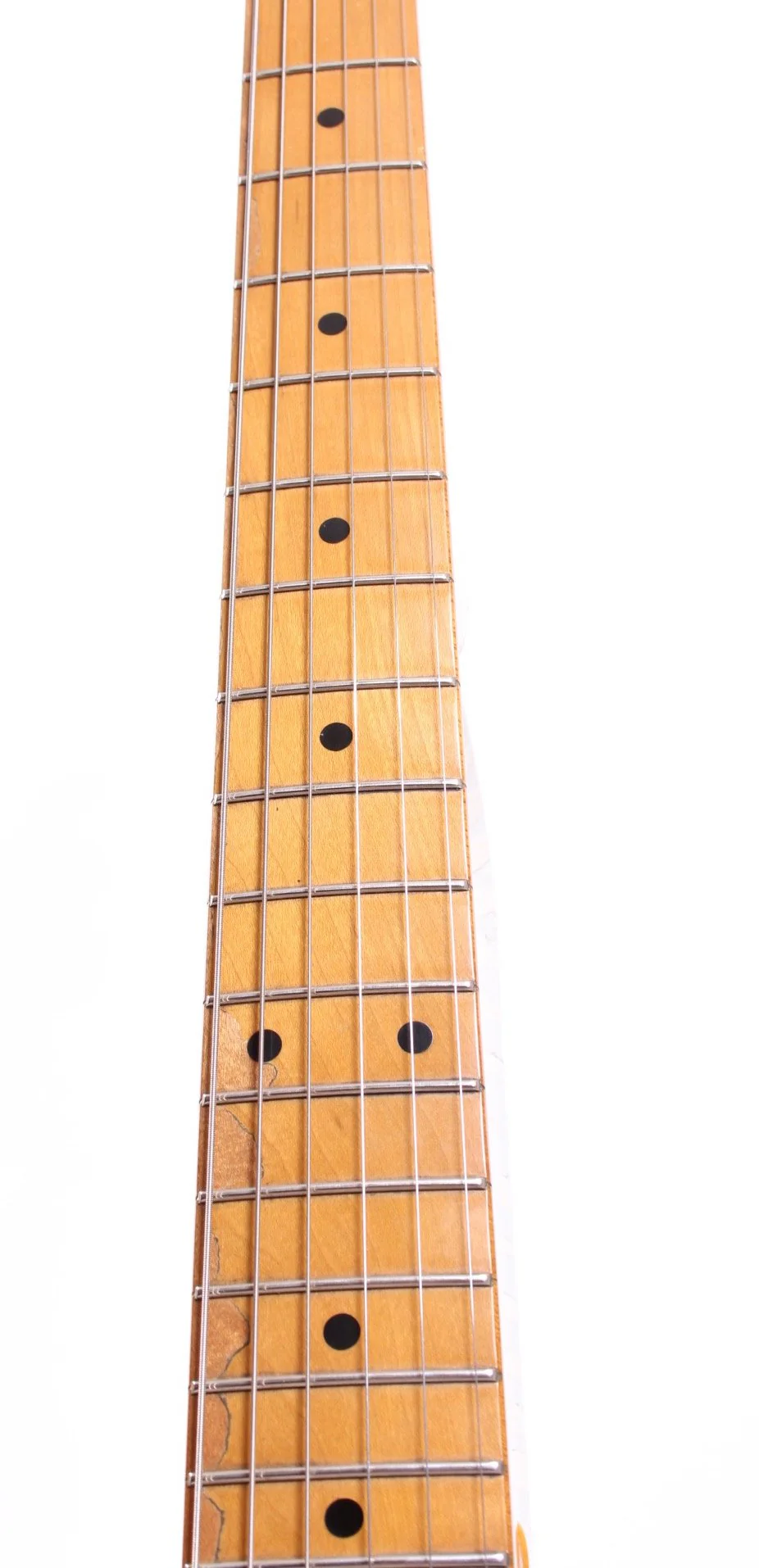 1986 Fender Stratocaster 67 Reissue maple cap vintage white - Image 4