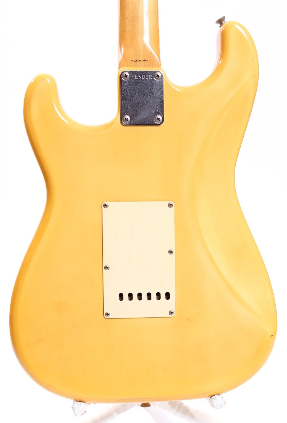 1986 Fender Stratocaster 67 Reissue maple cap vintage white - Image 7