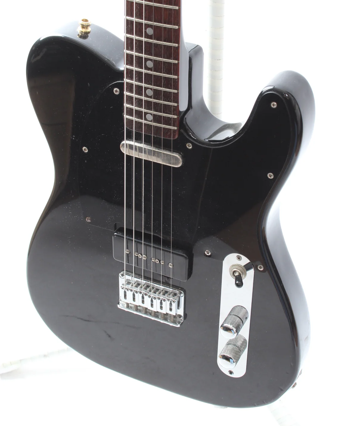 1986 Fender Telecaster 72 Reissue P-90 all black - Image 3