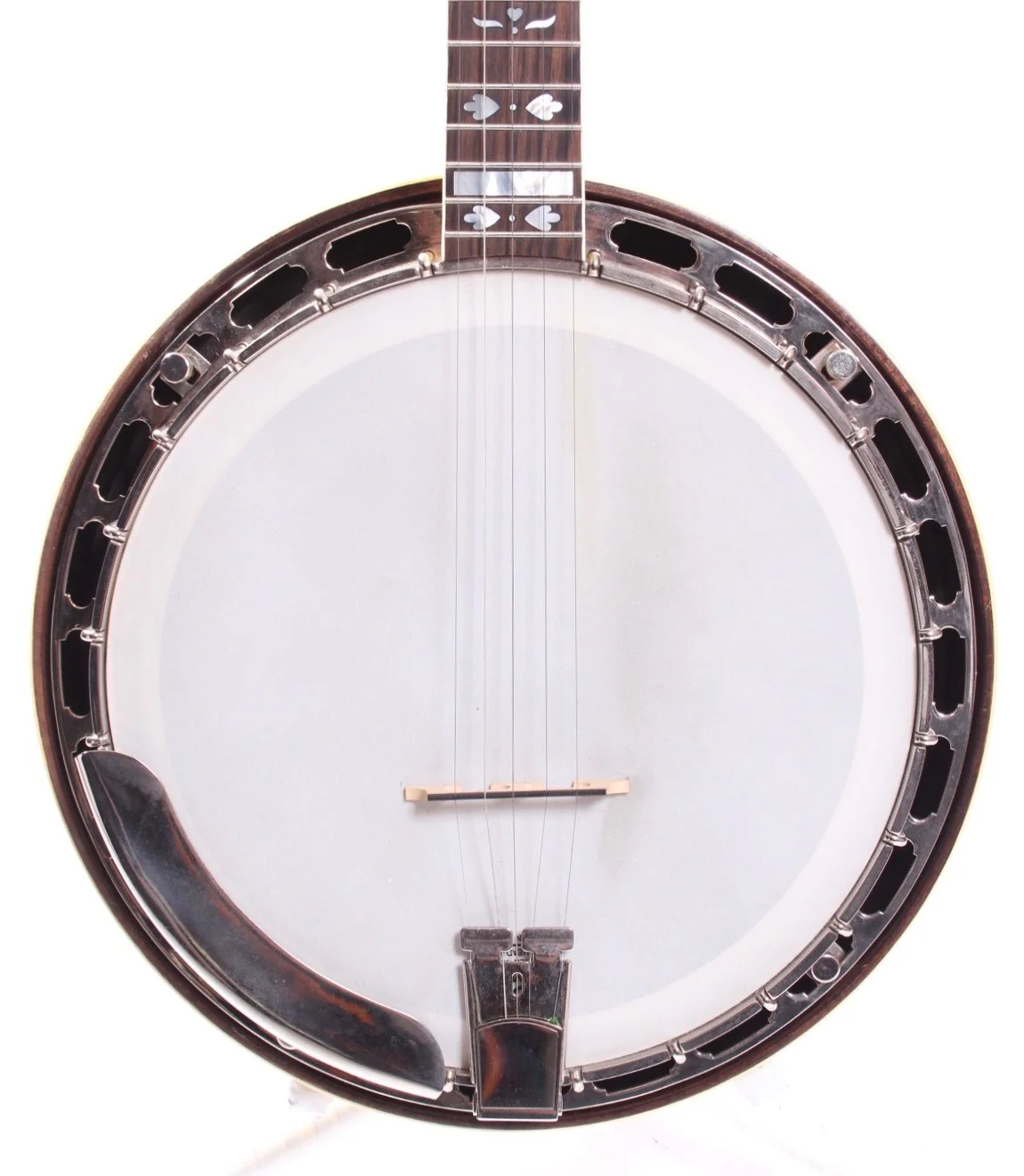 1986 Gold Star G-12 HF Hearts and Flowers Banjo natural - Image 2