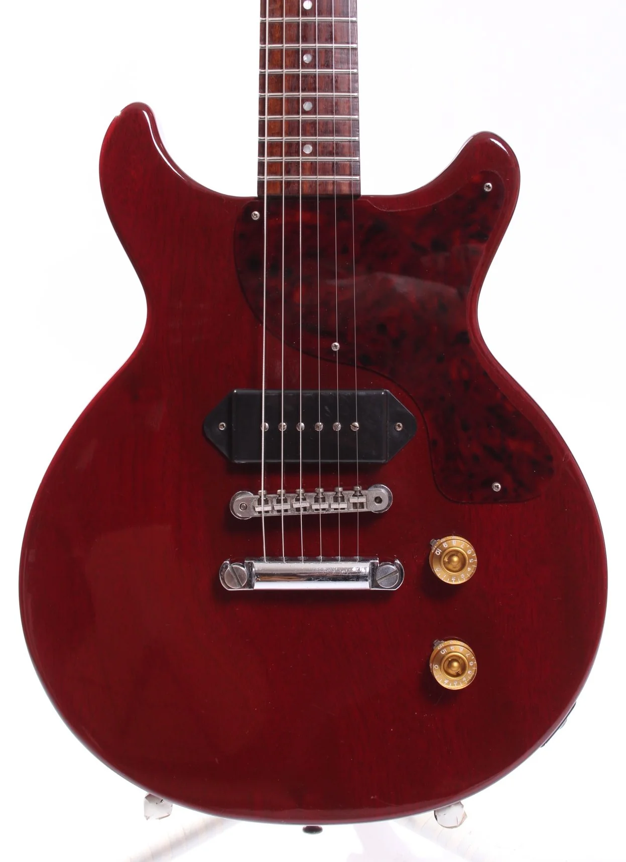 1986 Gibson Les Paul Junior DC cherry red - Image 2