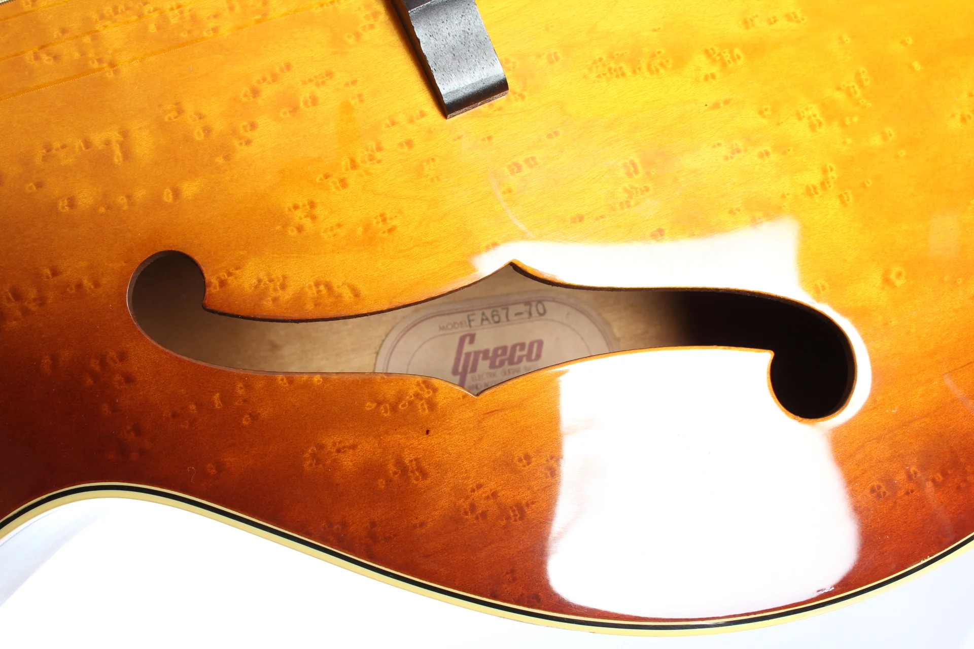 1986 Greco FA67-70 FA-95 sunburst - Image 11
