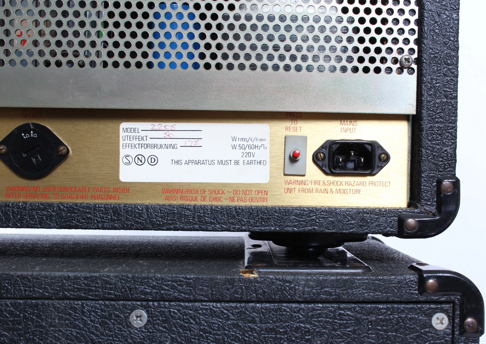 1986 Marshall JCM800 2205 full stack G12-65 speakers - Image 7