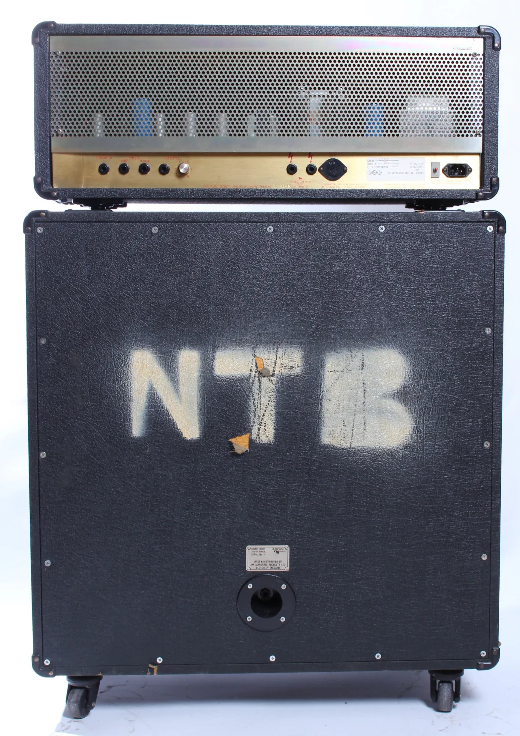 1986 Marshall JCM800 2205 full stack G12-65 speakers - Image 8