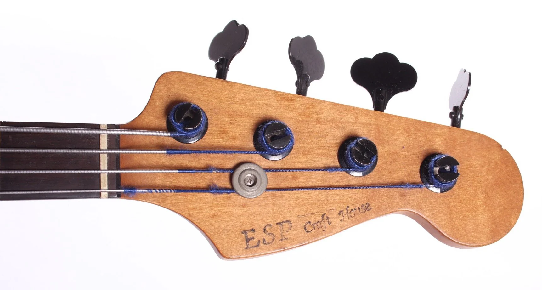1987 ESP Craft House Custom Shop Jazz Bass Fretless sunburst - Image 5