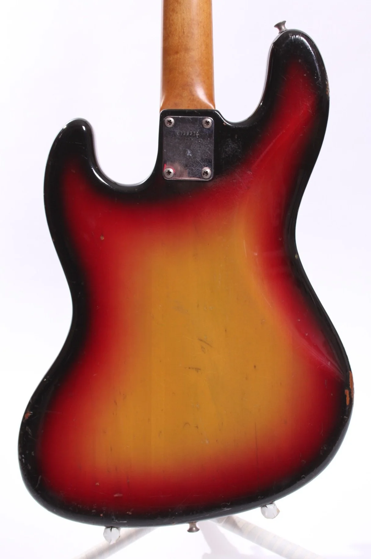1987 ESP Craft House Custom Shop Jazz Bass Fretless sunburst - Image 7