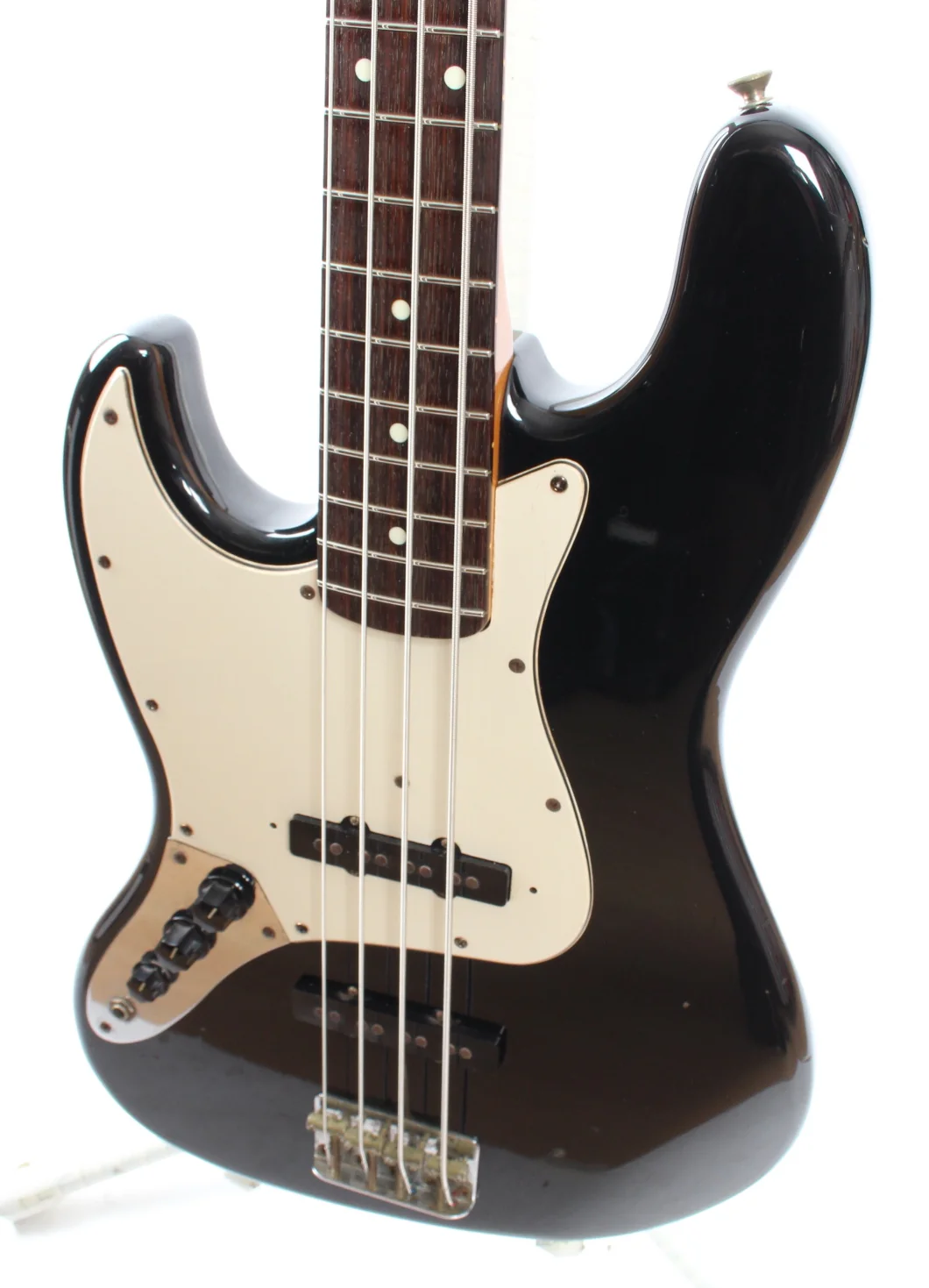 1987 Fender Jazz Bass 62 Reissue Lefty black - Image 3