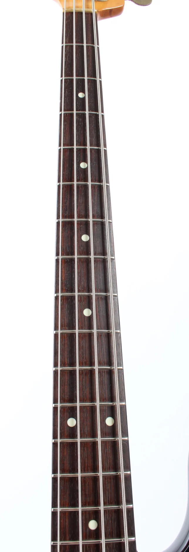1987 Fender Jazz Bass 62 Reissue Lefty black - Image 4