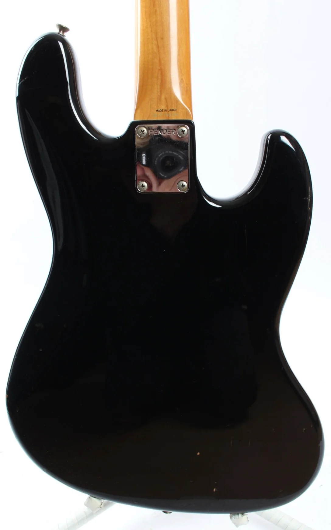 1987 Fender Jazz Bass 62 Reissue Lefty black - Image 7