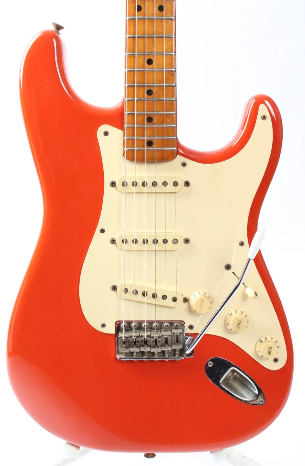 1987 Fender Stratocaster American Vintage 57 Reissue fiesta red - Image 2