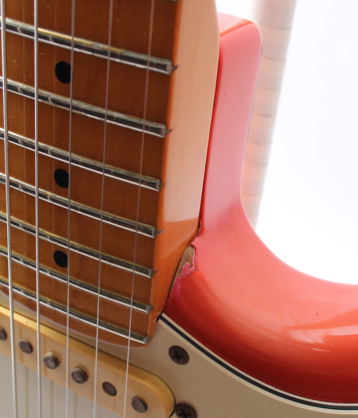 1987 Fender Stratocaster ST-314 medium scale metallic pink - Image 12