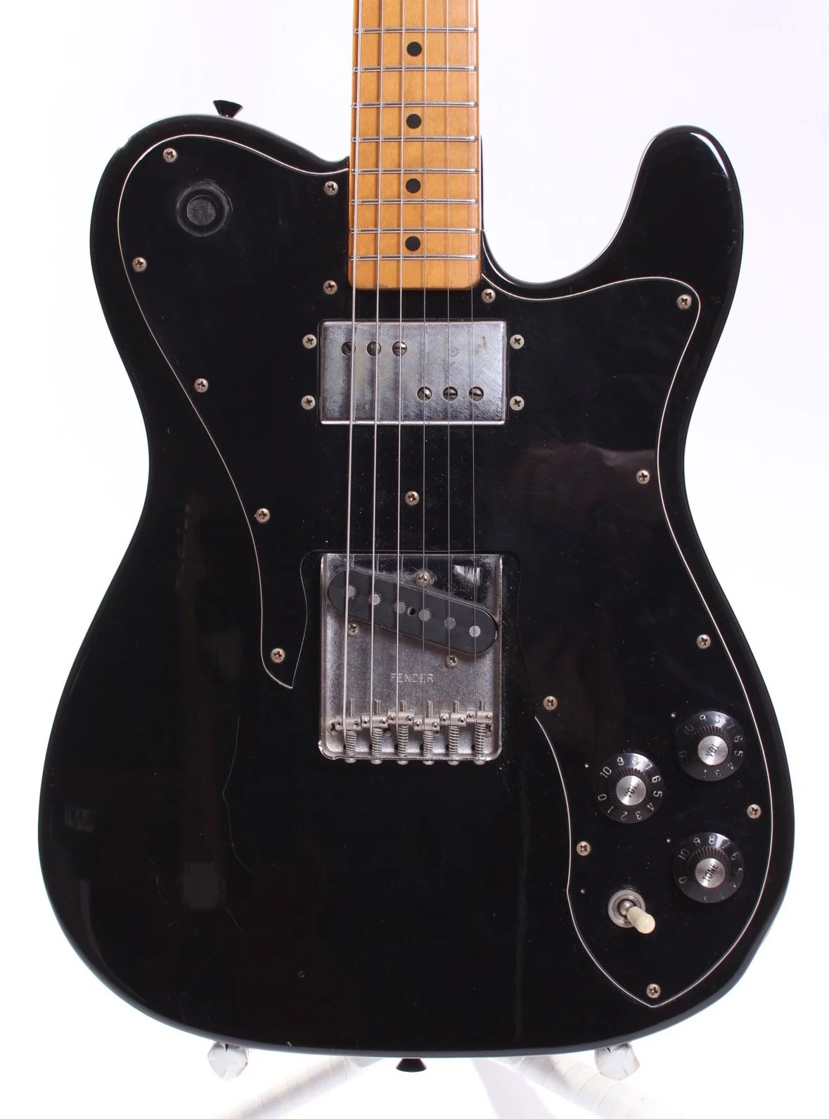 1987 Fender Telecaster Custom '72 Reissue black - Image 2