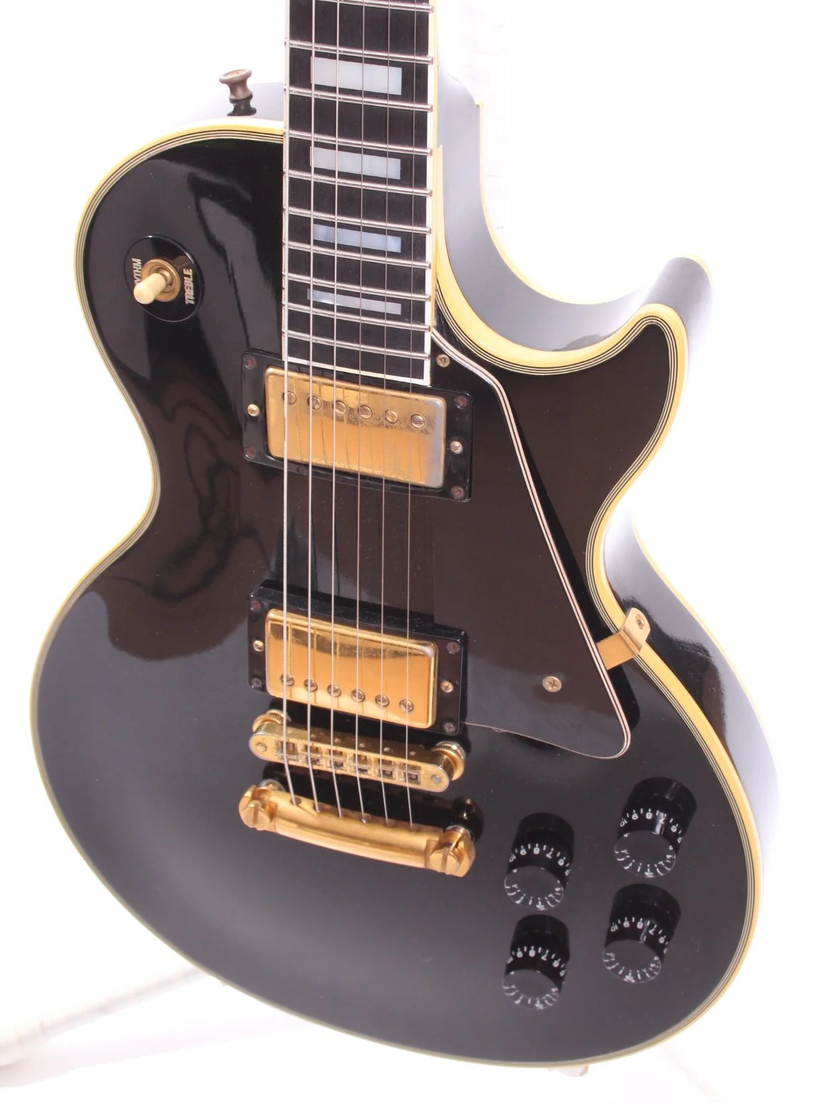 1987 Gibson Les Paul Custom ebony - Image 3