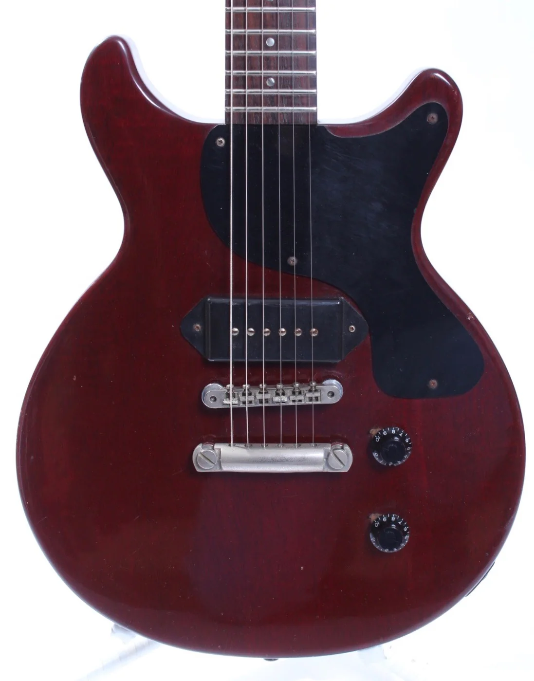 1987 Gibson Les Paul Junior DC cherry red - Image 2