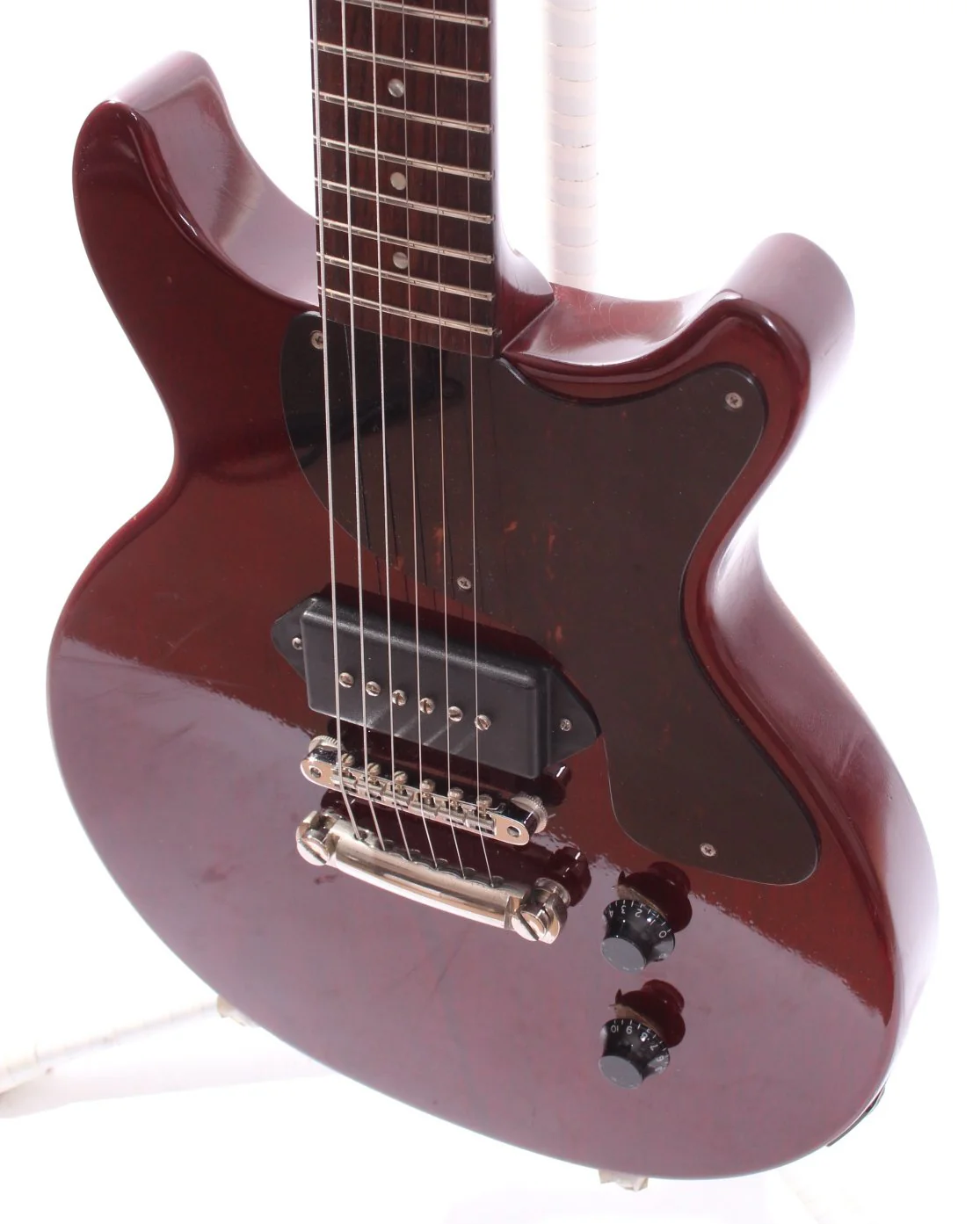 1987 Gibson Les Paul Junior DC cherry red - Image 3