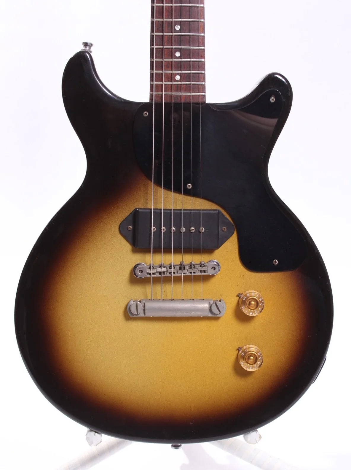 1987 Gibson Les Paul Junior DC sunburst - Image 2