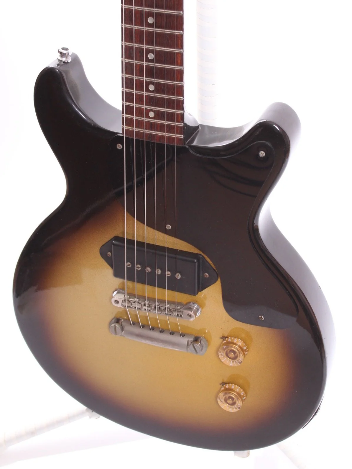 1987 Gibson Les Paul Junior DC sunburst - Image 3