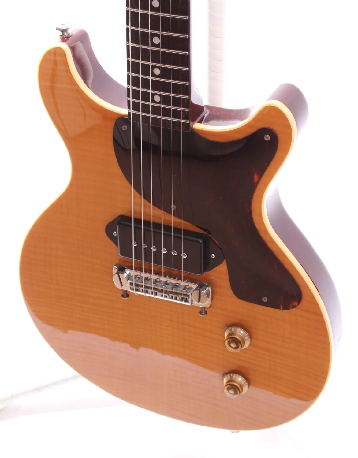 1987 Greco Les Paul Junior DC flametop - Image 3