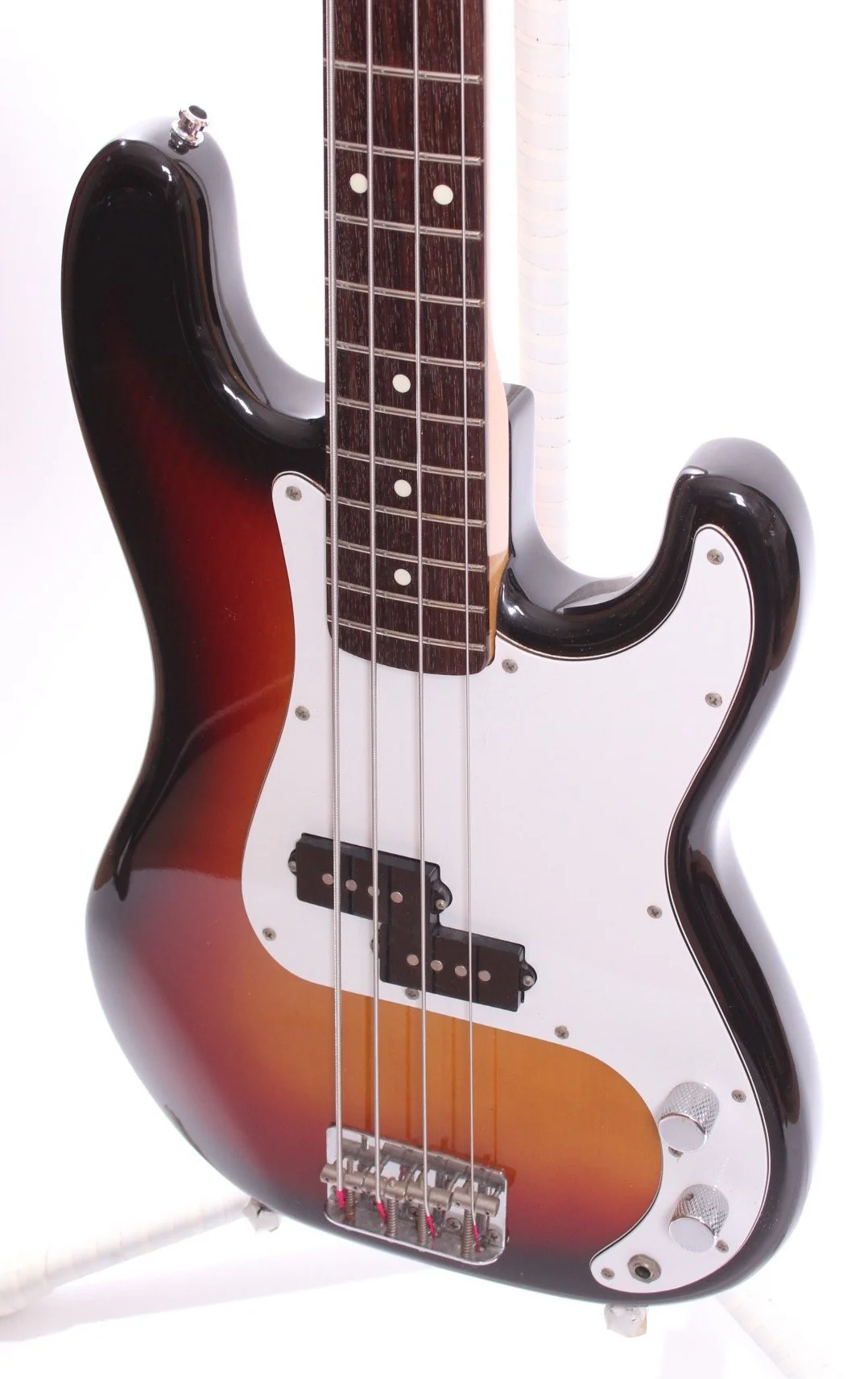 1987 Squier by Fender Japan Medium Scale Precision Bass sunburst - Image 3