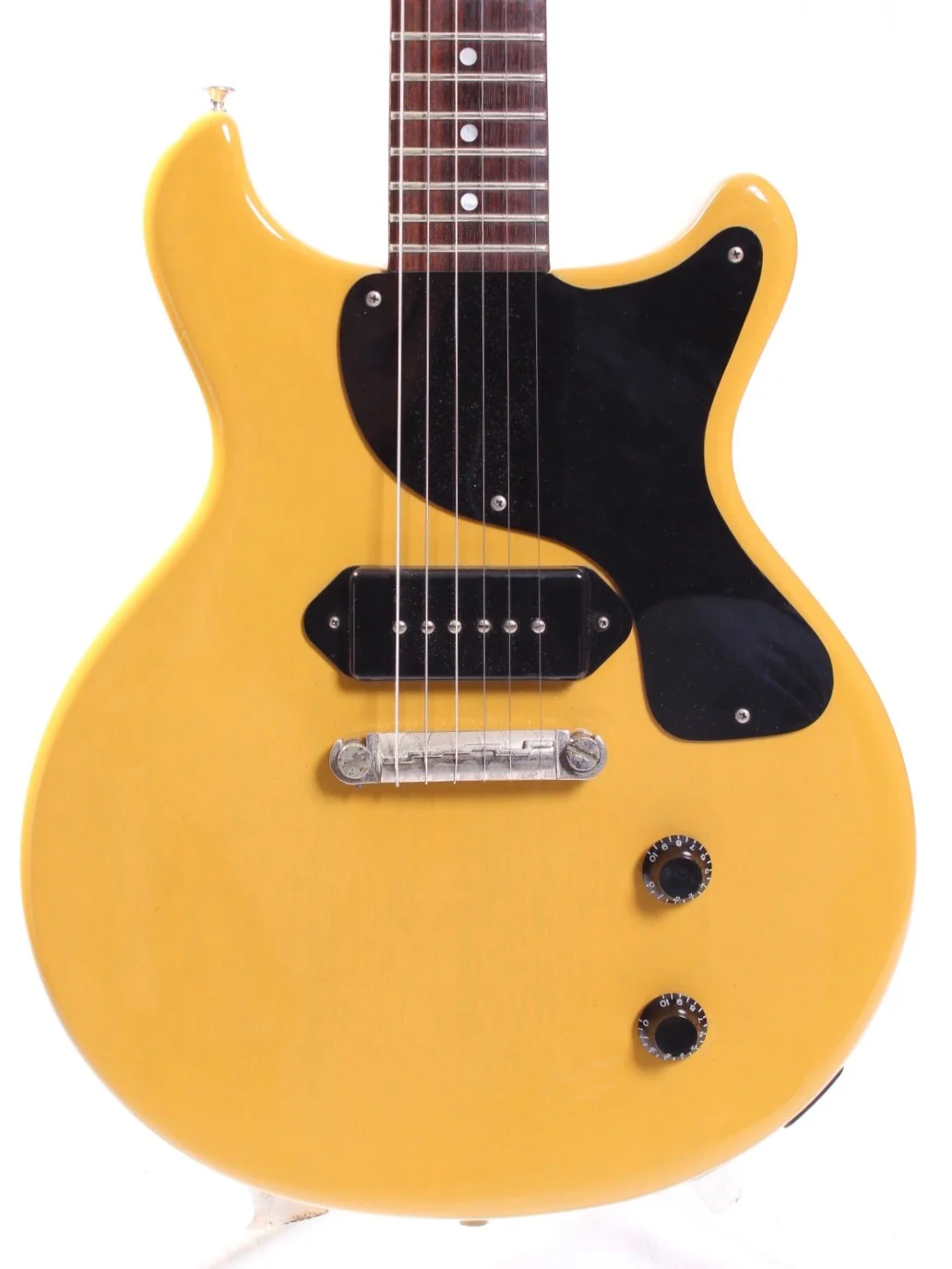 1988 Burny Rock n Roll Version Les Paul Junior DC tv yellow - Image 2