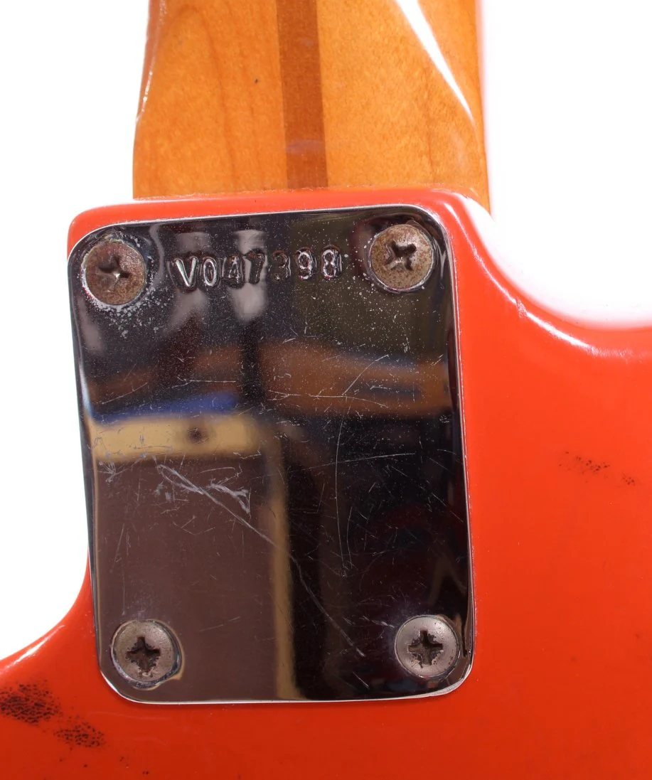 1988 Fender American Vintage '57 Reissue Stratocaster fiesta red - Image 9