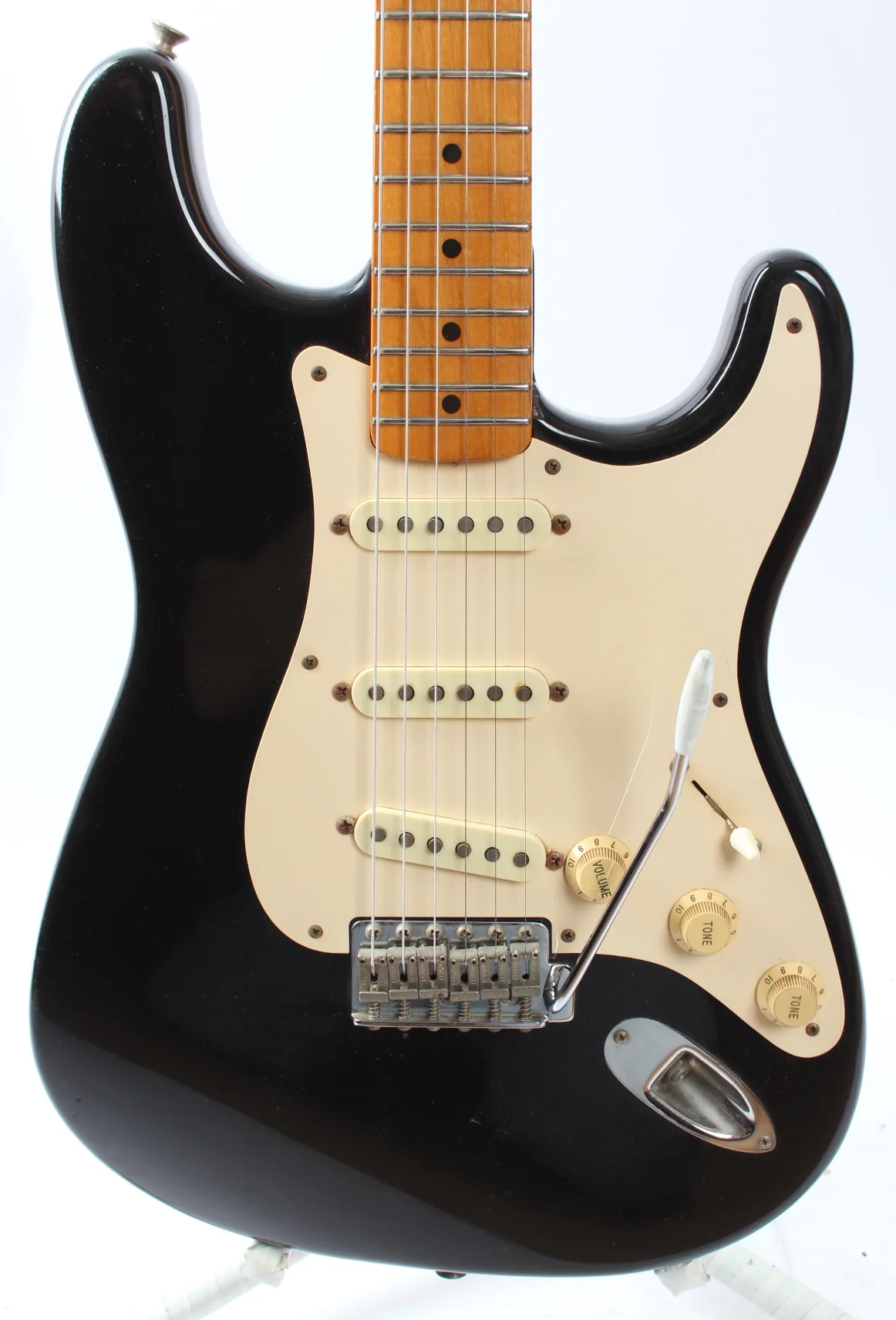 1988 Fender Stratocaster American Vintage 57 Reissue black - Image 2