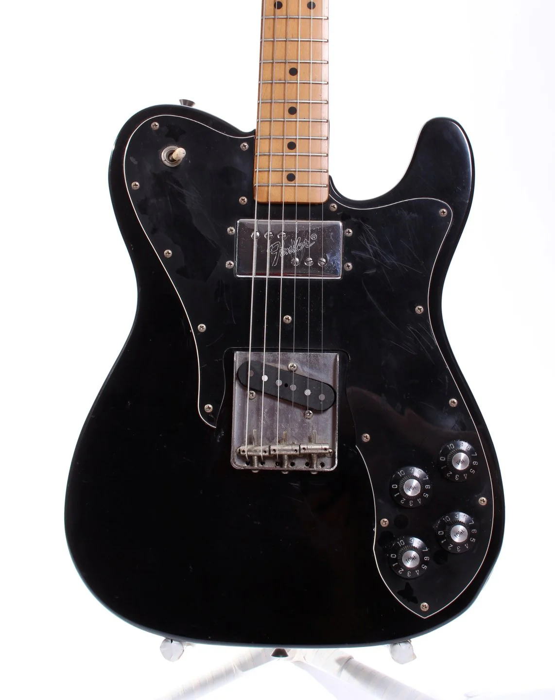 1988 Fender Telecaster Custom '72 Reissue black - Image 4